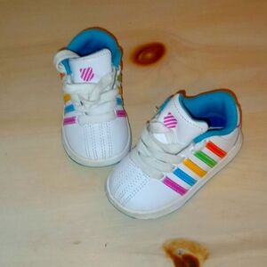 Rainbow K-Swiss Leather Sneakers